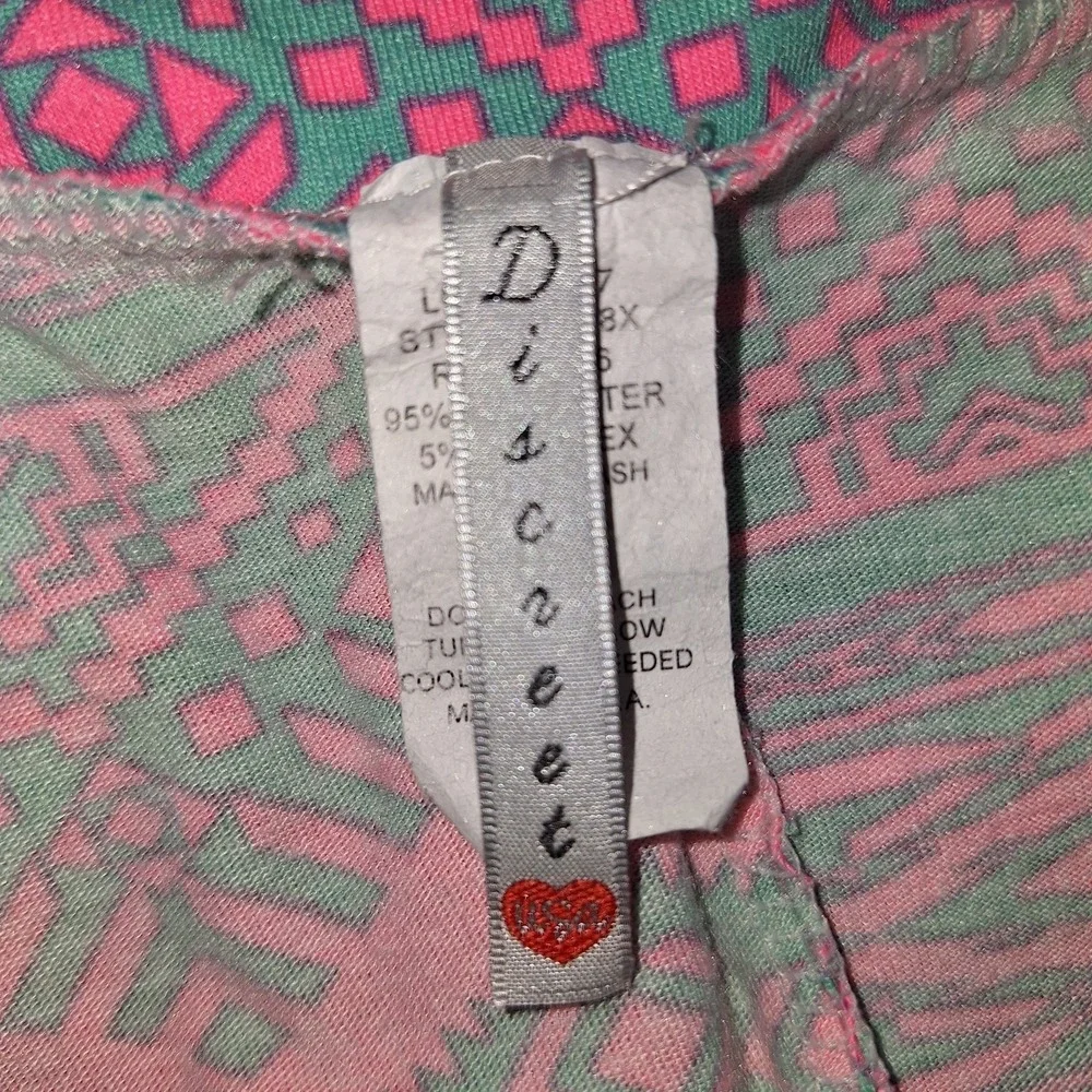 Vintage Tribal Bright Maxi Skirt 1X 34